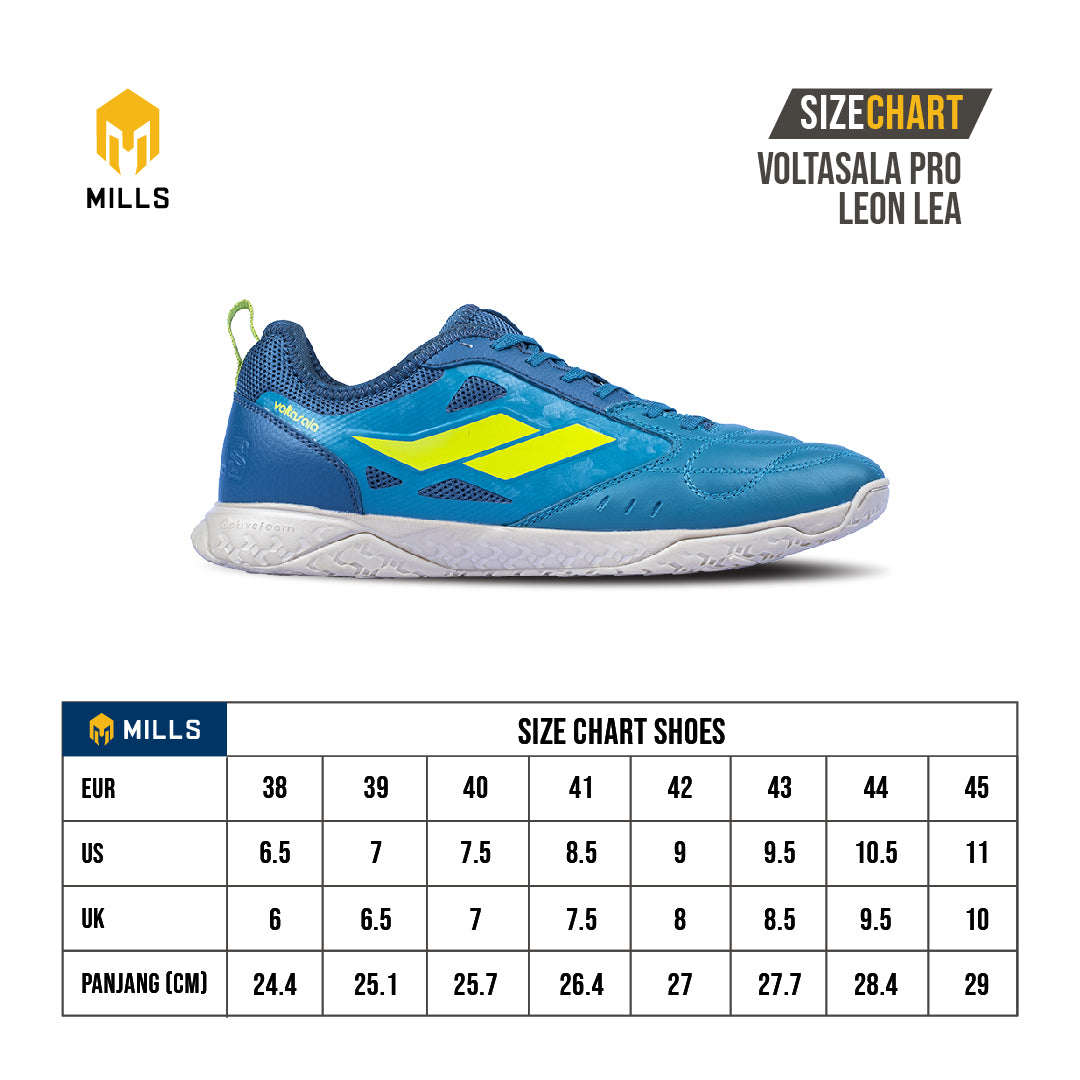 MILLS Sepatu Futsal Voltasala Pro Leon Lea Pine.Green / DK. Green / Cream 9500506