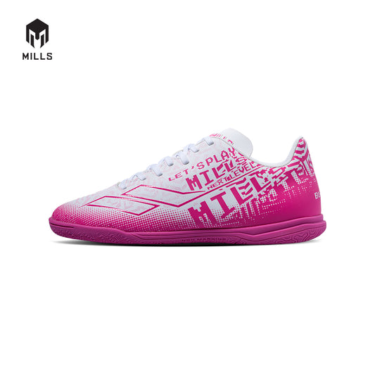 MILLS Sepatu Futsal Blazar IN JR WHITE/MAGENTA 9800704