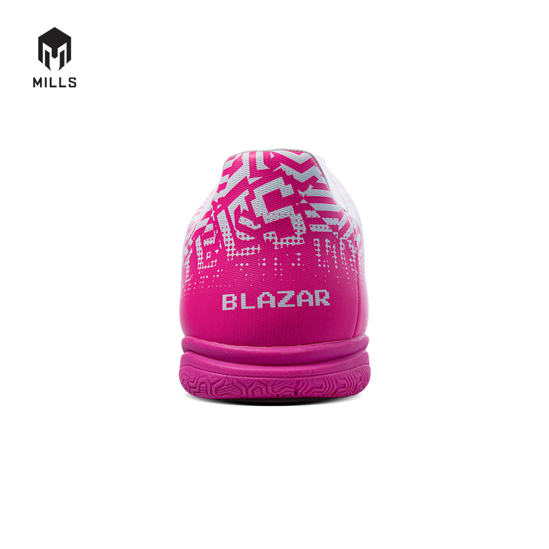 MILLS Sepatu Futsal Blazar IN JR WHITE/MAGENTA 9800704