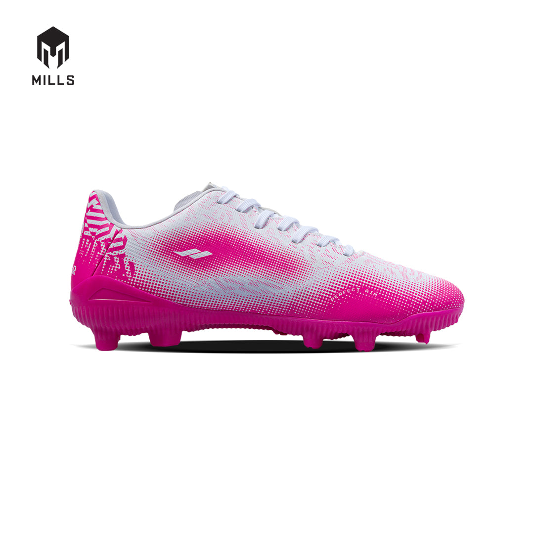 MILLS Sepatu Sepakbola Blazar FG Jr White / Magenta 9200704