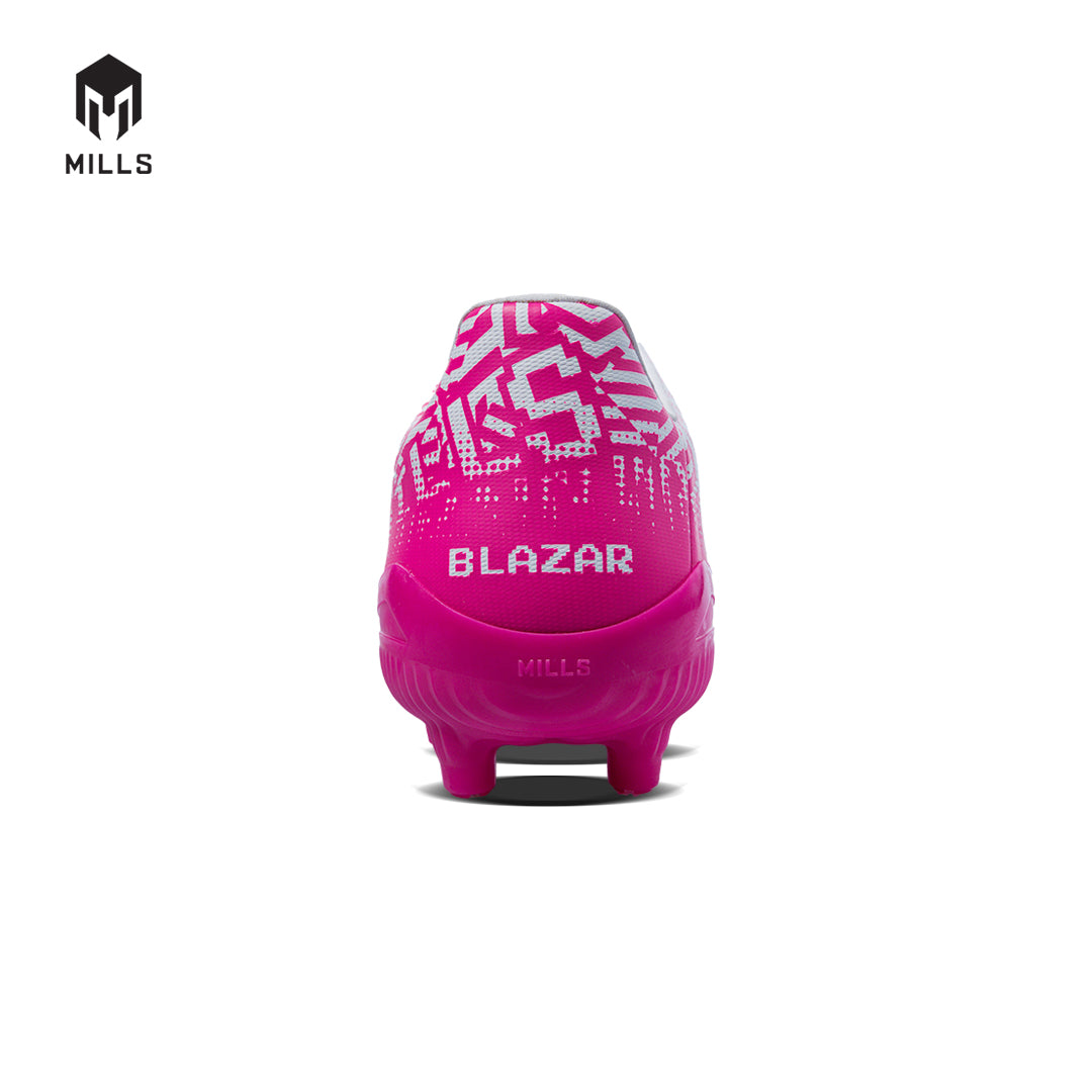 MILLS Sepatu Sepakbola Blazar FG Jr White / Magenta 9200704