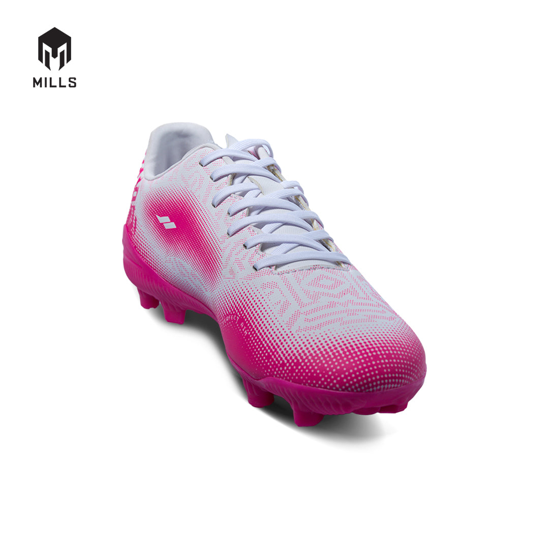 MILLS Sepatu Sepakbola Blazar FG Jr White / Magenta 9200704