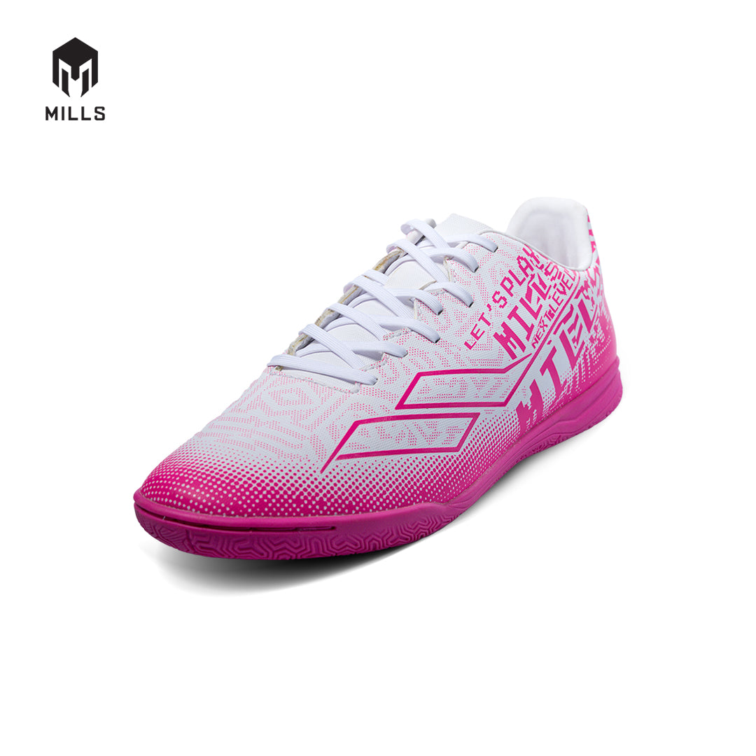 MILLS Sepatu Futsal Blazar IN White / Magenta 9403804