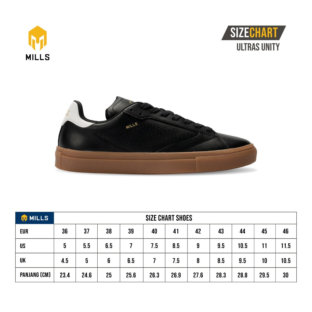 MILLS Sepatu Ultras Unity Black / Gum 9701204