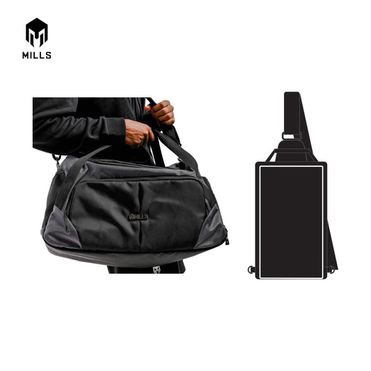 MILLS Paket Tas Lapangan Travel Bag & Waist Bag