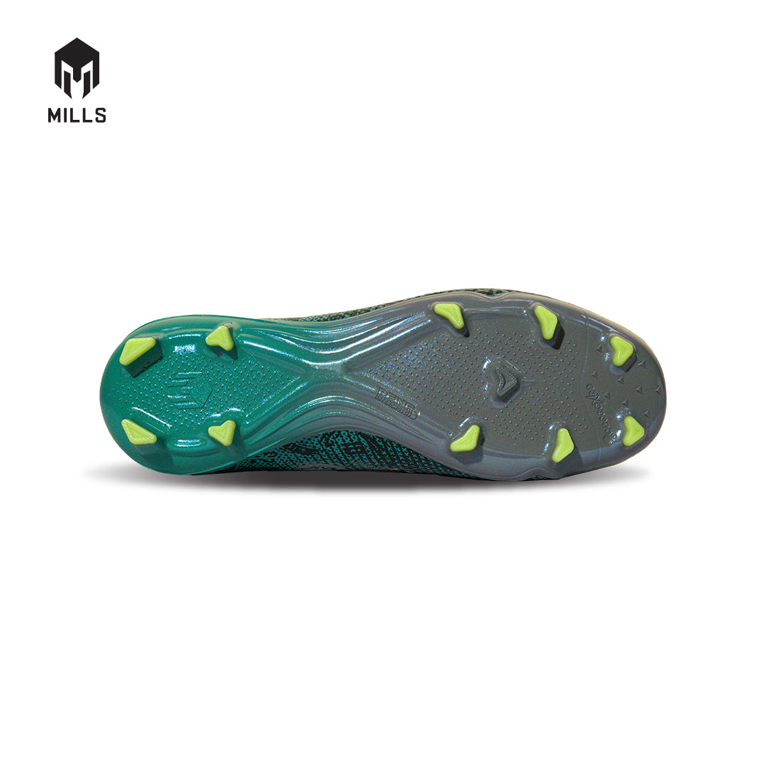 MILLS Sepatu Sepakbola Xyclops ACG MK II Elite FG Phantom. Black / Spectra.Green 9303502