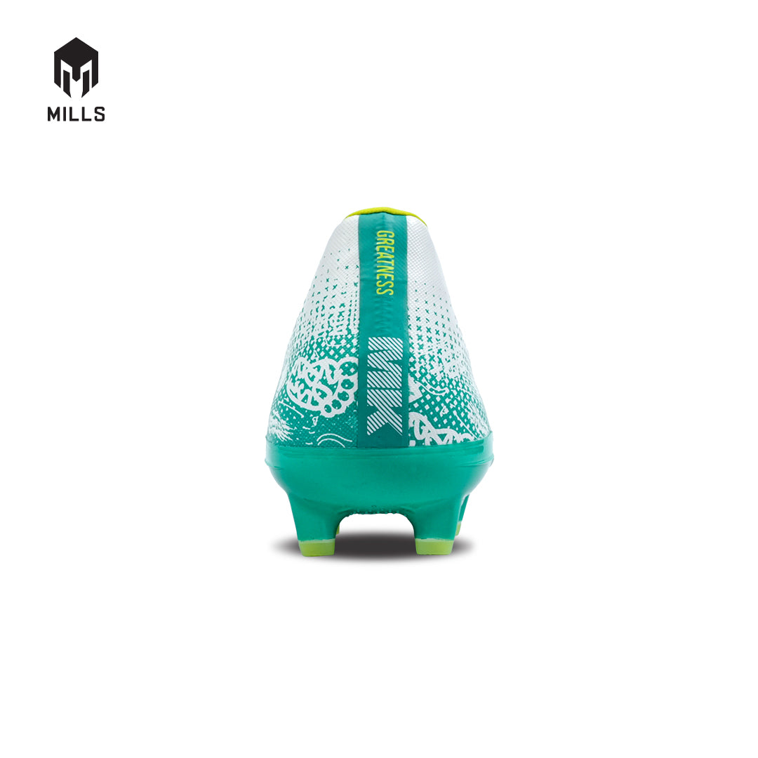 MILLS Sepatu Sepakbola Xyclops ACG MK II Prime FG White / Spectra. Green 9303601