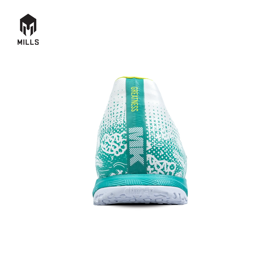 MILLS Sepatu Futsal Xyclops ACG MK II Prime In White / Spectra. Green 9402701