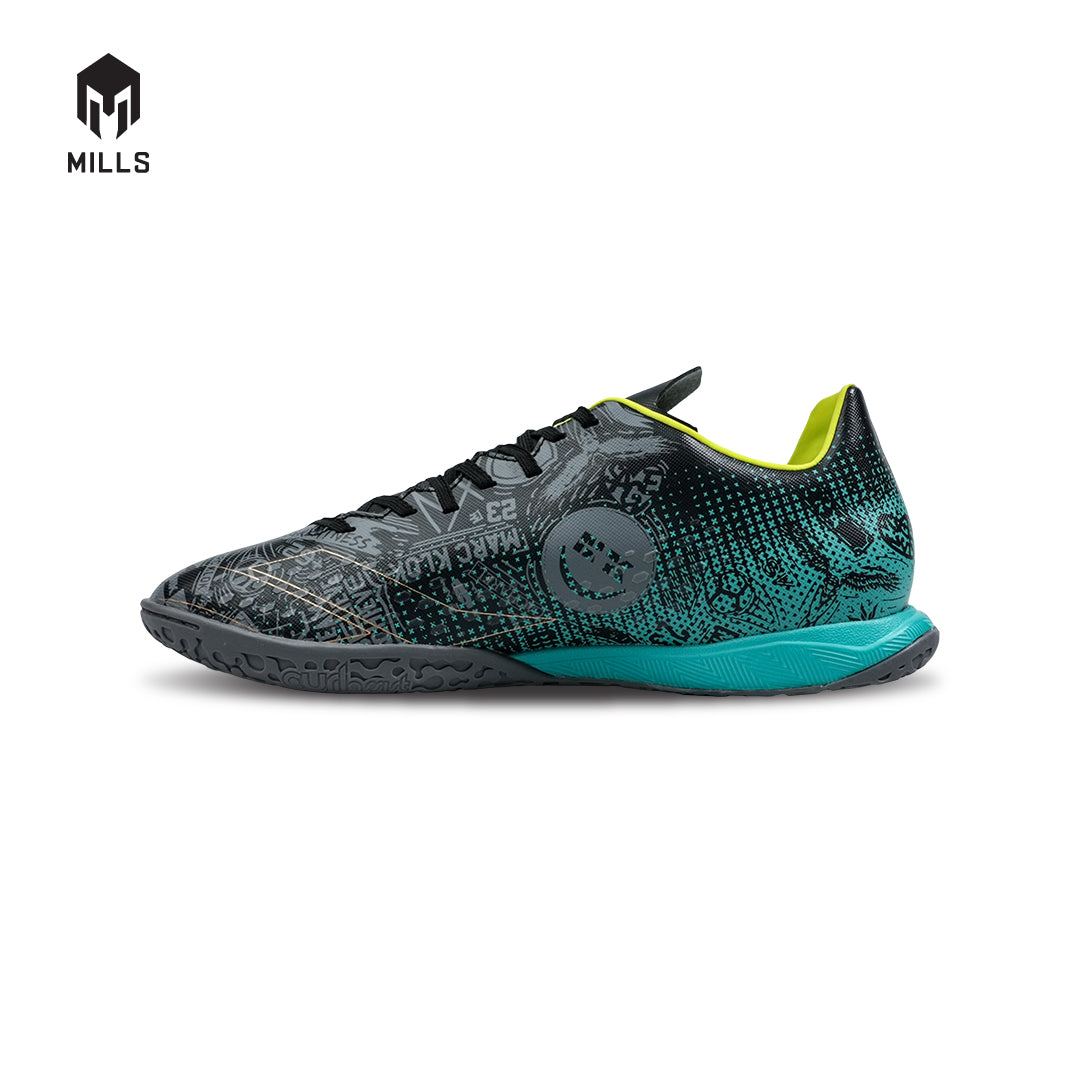 MILLS Sepatu Futsal Xyclops ACG MK II Prime In Phantom. Black / Spectra. Green 9402702