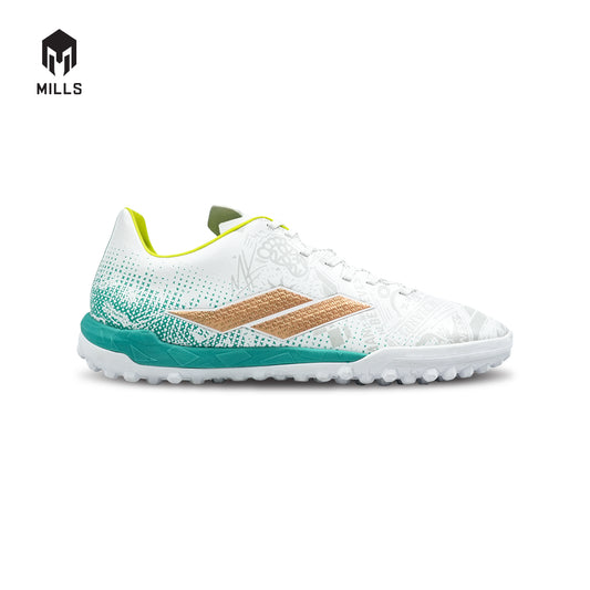 MILLS Sepatu Futsal Xyclops ACG MK II Prime Turf White / Spectra. Green 9001201