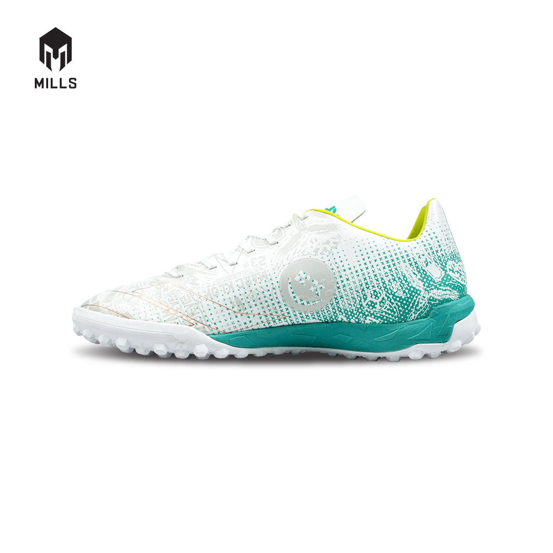 MILLS Sepatu Futsal Xyclops ACG MK II Prime Turf White / Spectra. Green 9001201