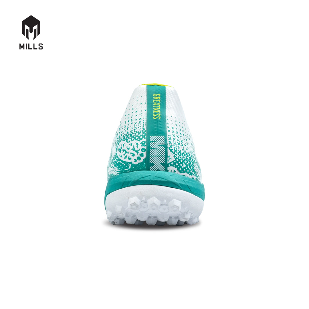 MILLS Sepatu Futsal Xyclops ACG MK II Prime Turf White / Spectra. Green 9001201