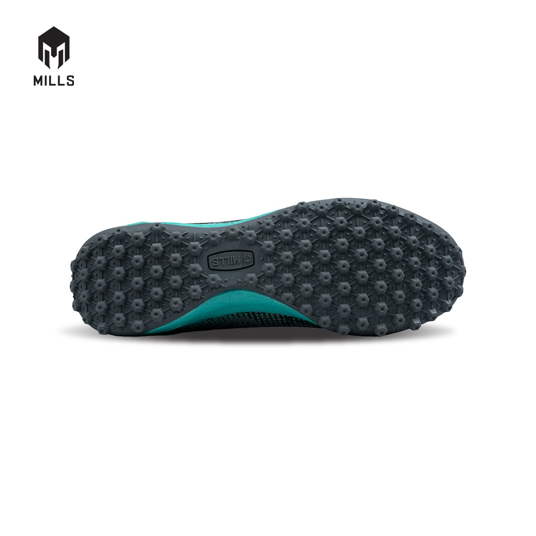 MILLS Sepatu Futsal Xyclops ACG MK II Prime Turf Phantom. Black / Spectra. Green 9001202