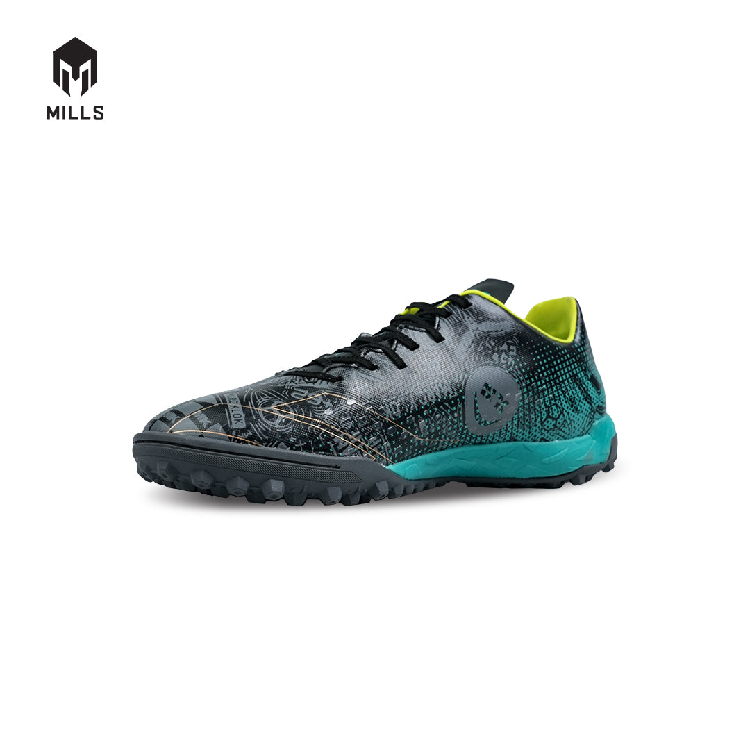 MILLS Sepatu Futsal Xyclops ACG MK II Prime Turf Phantom. Black / Spectra. Green 9001202