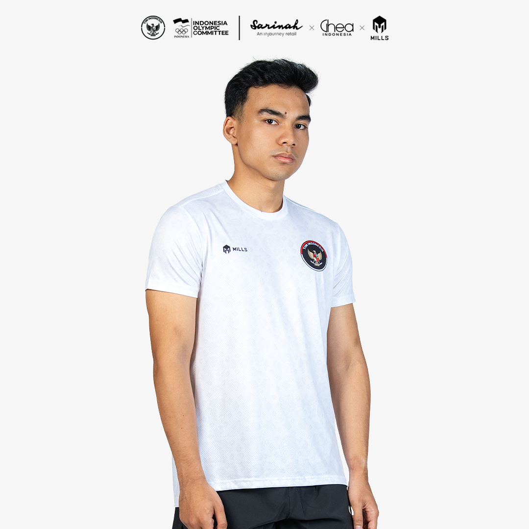 MILLS ASIAN GAMES AWAY ATHLETIC JERSEY MEN WHITE 00101022 20AGM
