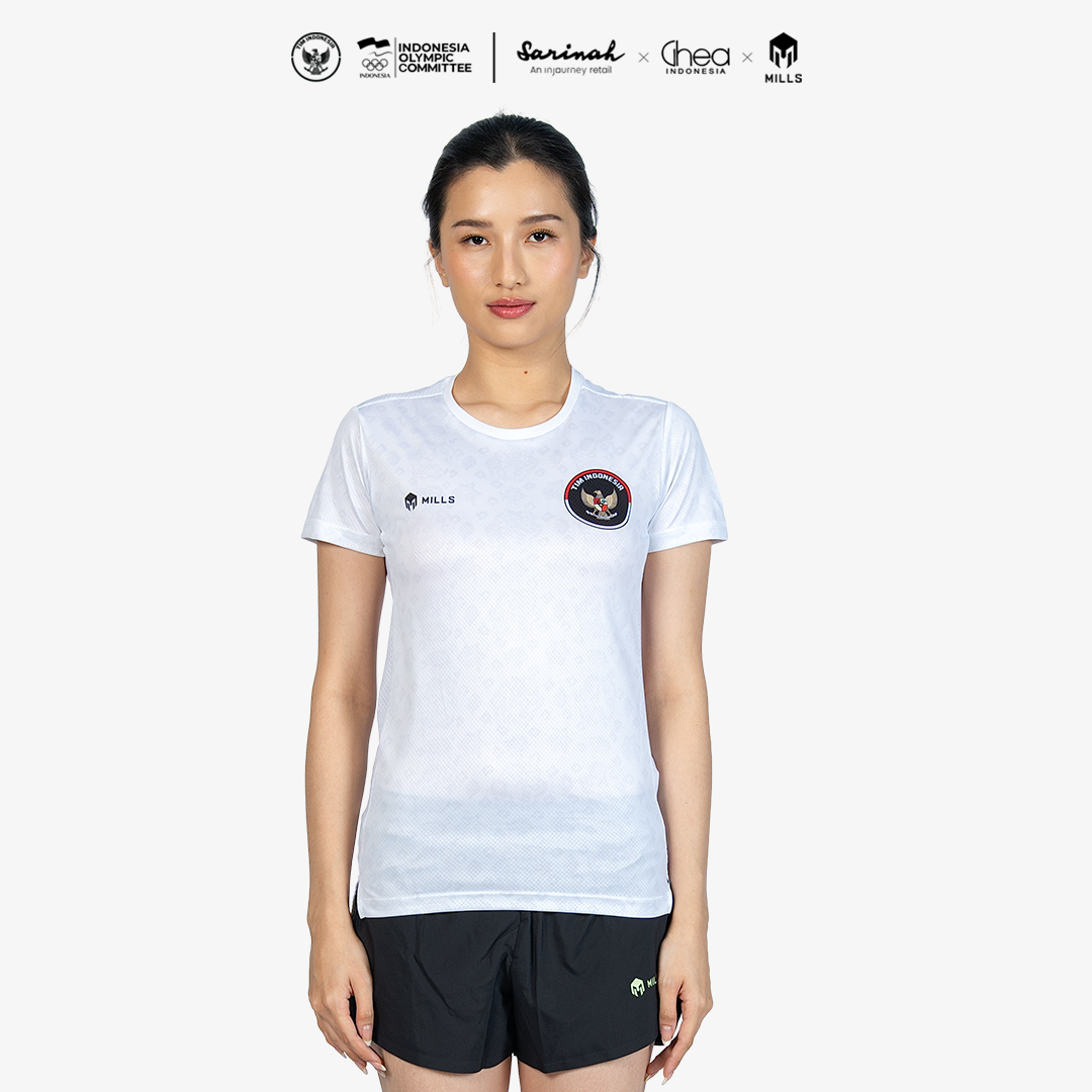 MILLS ASIAN GAMES AWAY ATHLETIC JERSEY WOMEN WHITE 00101024 20AGM