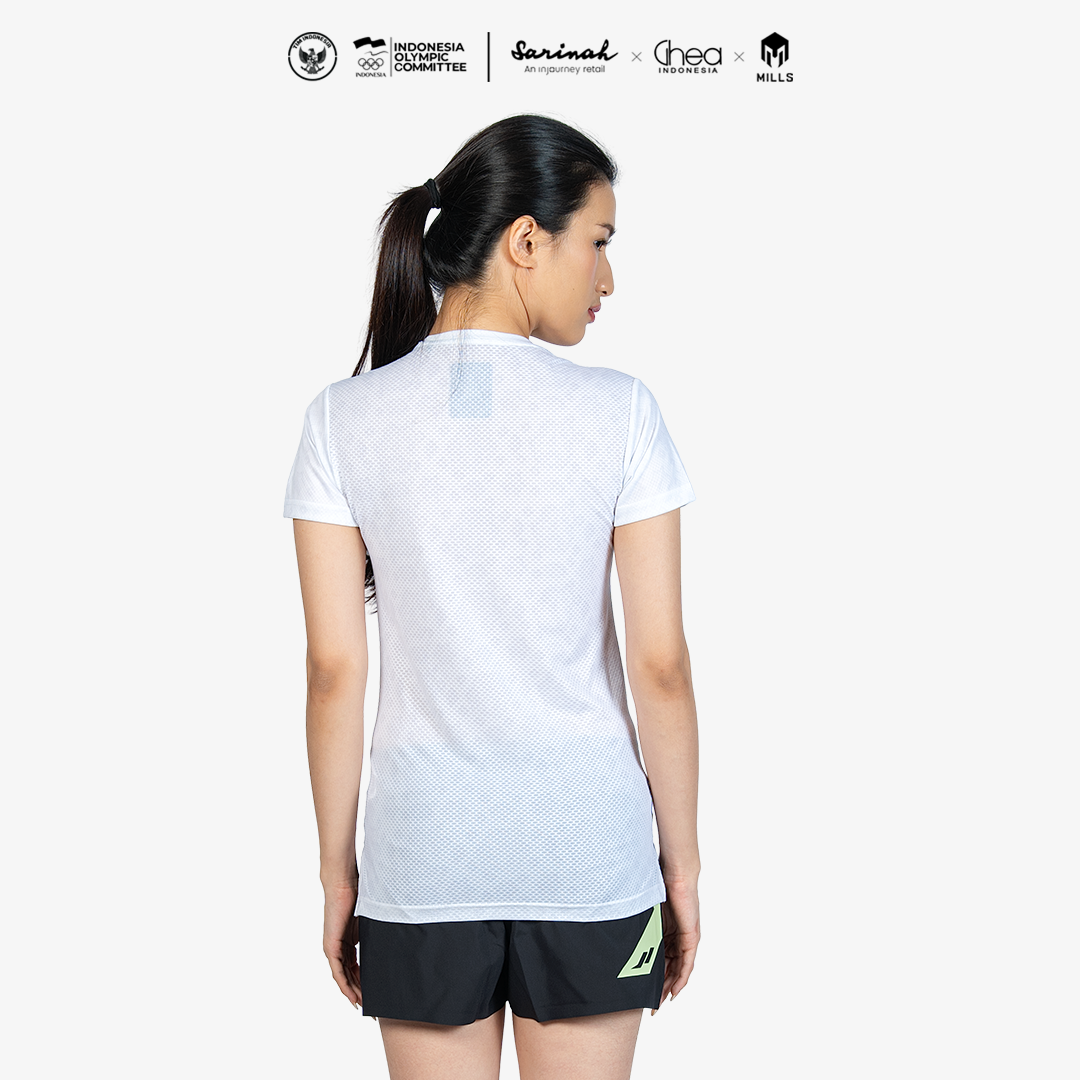 MILLS ASIAN GAMES AWAY ATHLETIC JERSEY WOMEN WHITE 00101024 20AGM