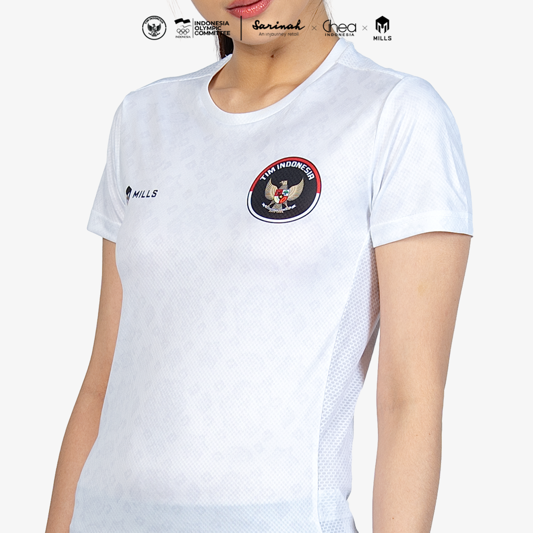 MILLS ASIAN GAMES AWAY ATHLETIC JERSEY WOMEN WHITE 00101024 20AGM