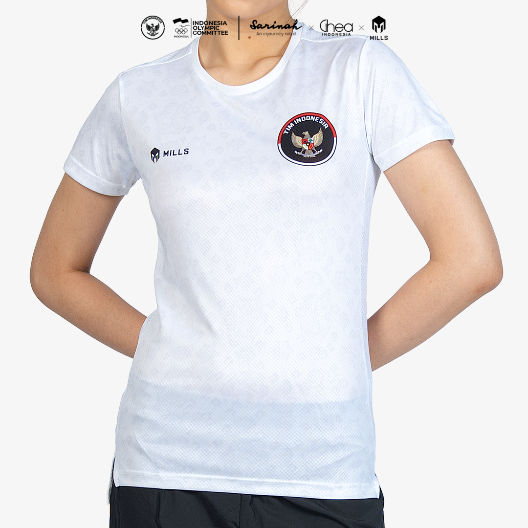 MILLS ASIAN GAMES AWAY ATHLETIC JERSEY WOMEN WHITE 00101024 20AGM