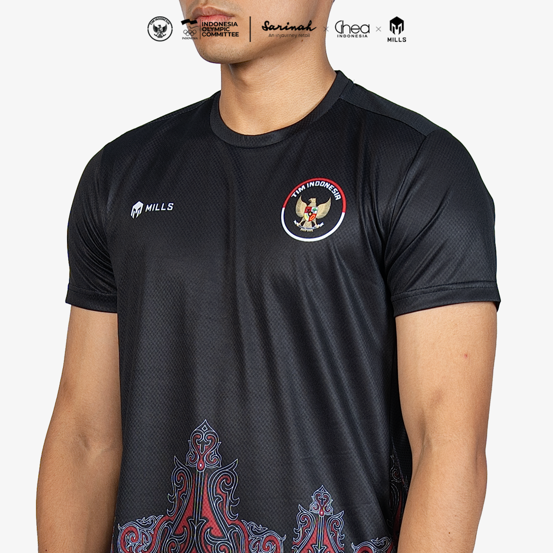 MILLS ASIAN GAMES HOME ATHLETIC JERSEY MEN BLACK 00101021 10AGM