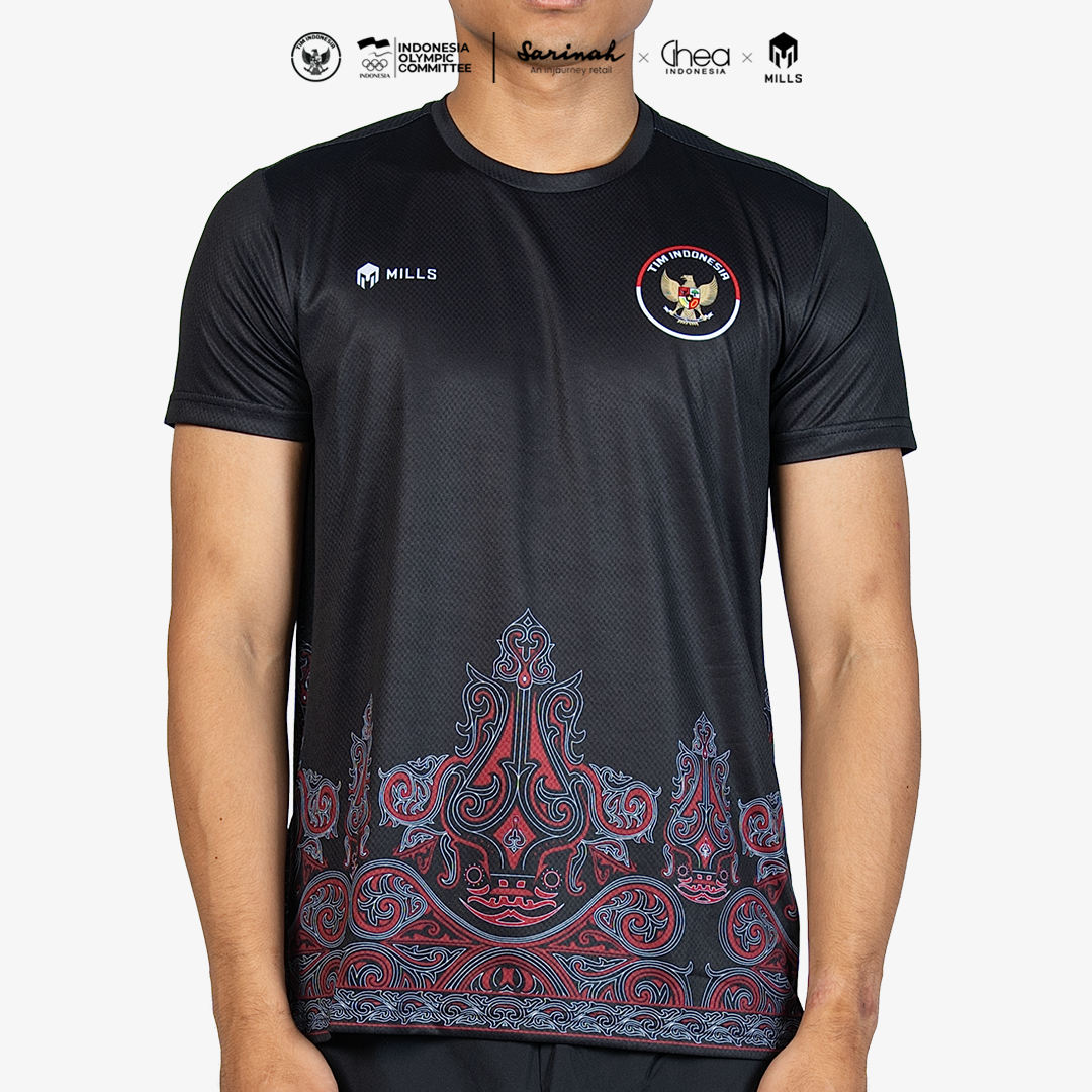 MILLS ASIAN GAMES HOME ATHLETIC JERSEY MEN BLACK 00101021 10AGM