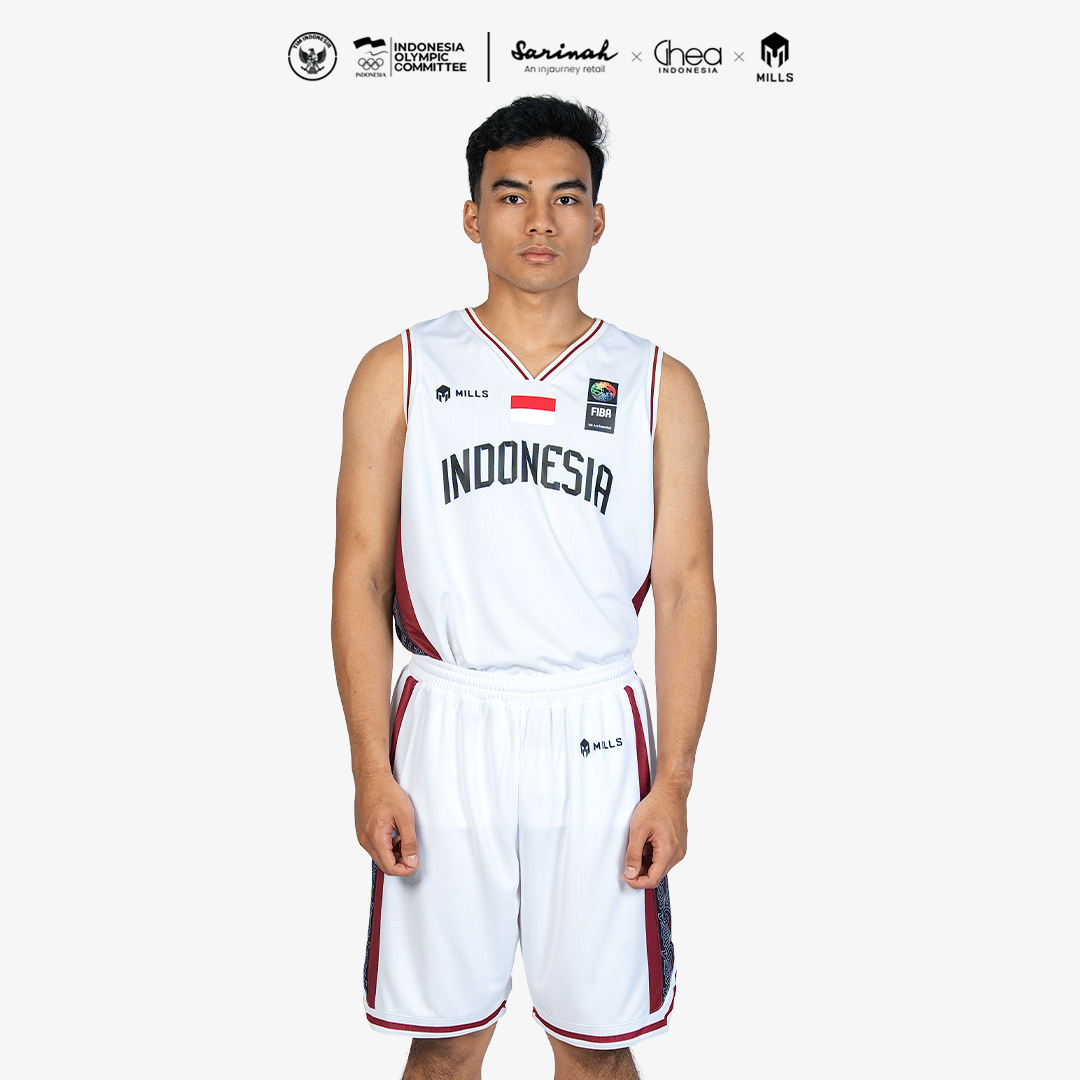 MILLS ASIAN GAMES AWAY BASKETBALL SHORT MEN WHITE 03100445 20AGM