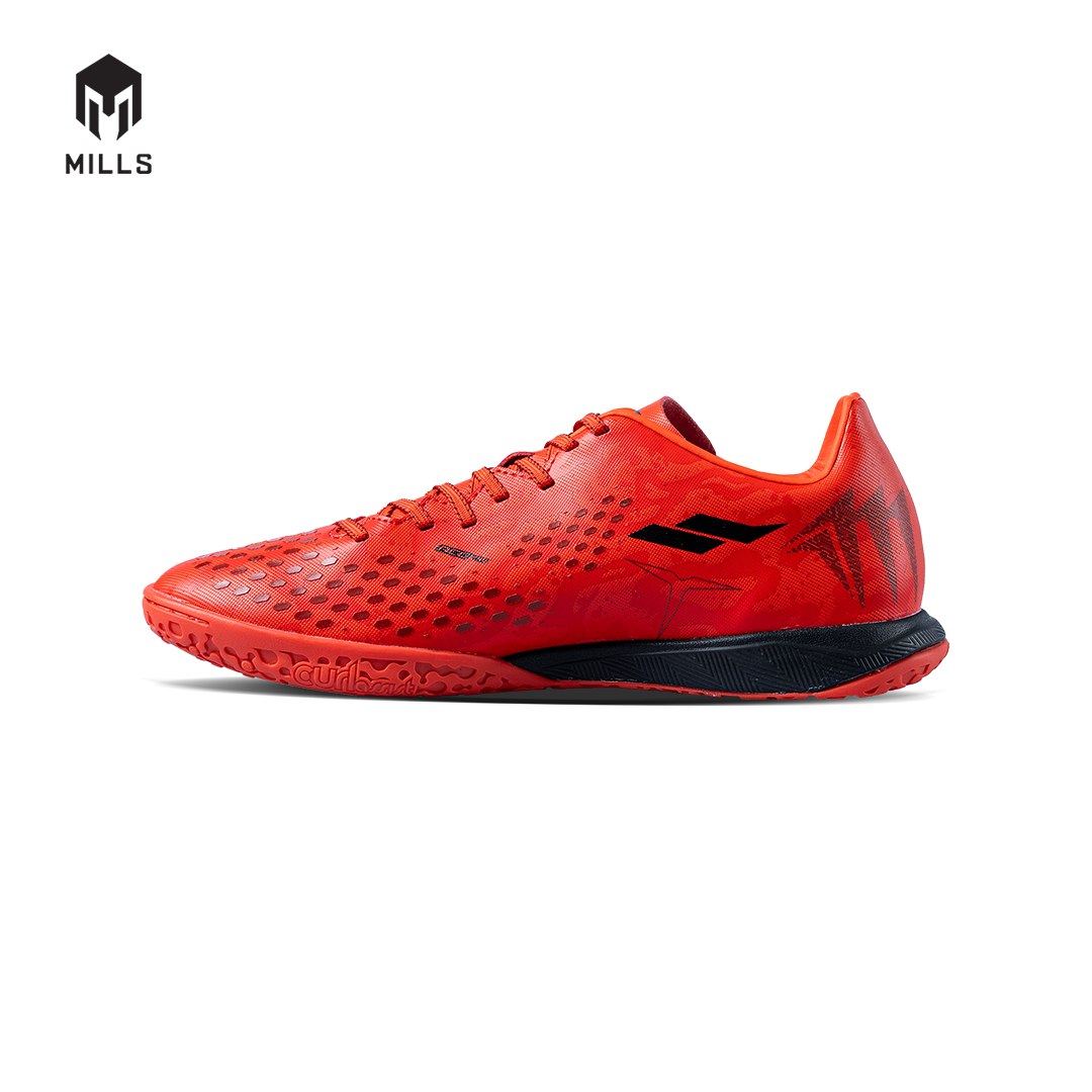 MILLS Sepatu Futsal Triton Deisler 1.2 Prime IN Coral Red / Black 9403403