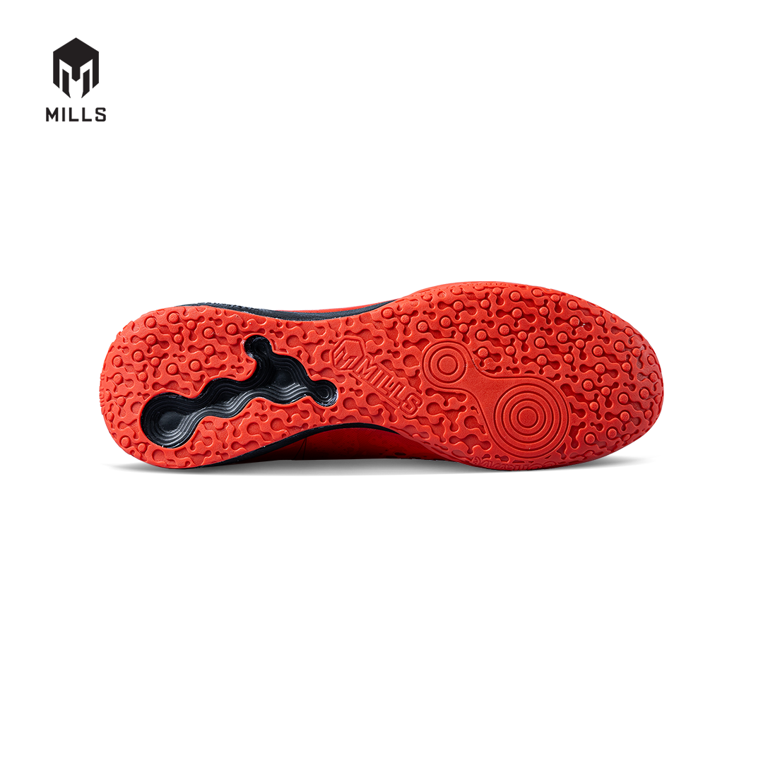 MILLS Sepatu Futsal Triton Deisler 1.2 Prime IN Coral Red / Black 9403403