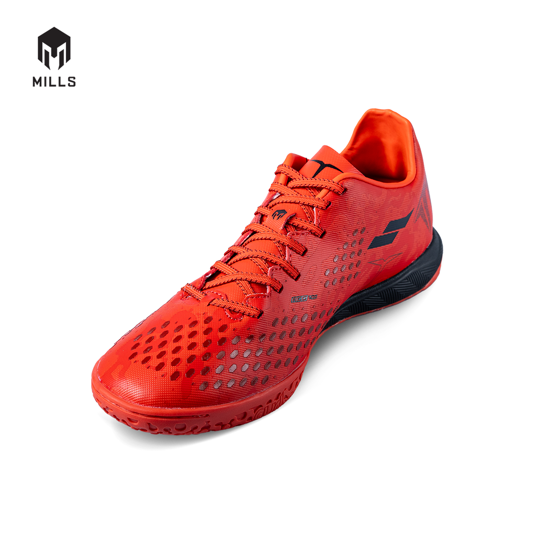 MILLS Sepatu Futsal Triton Deisler 1.2 Prime IN Coral Red / Black 9403403