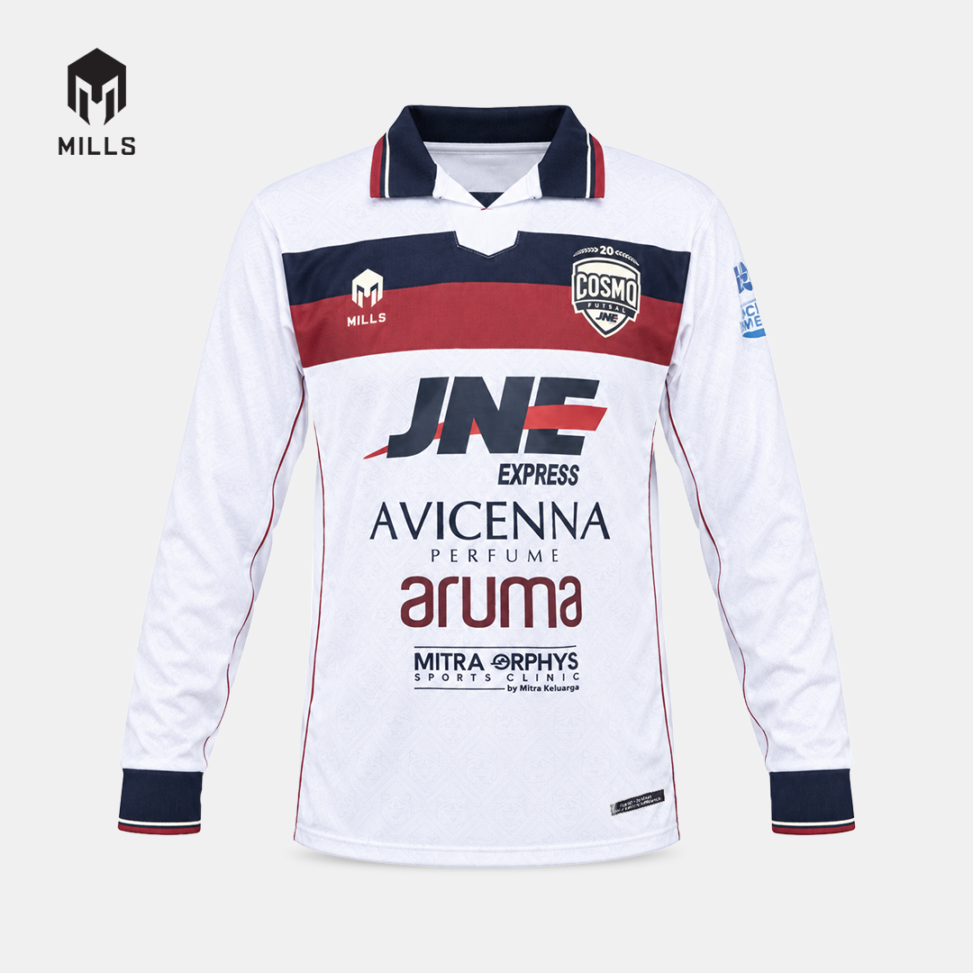MILLS COSMO JNE AWAY FUTSAL JERSEY LS WHITE 00201056_20CSM