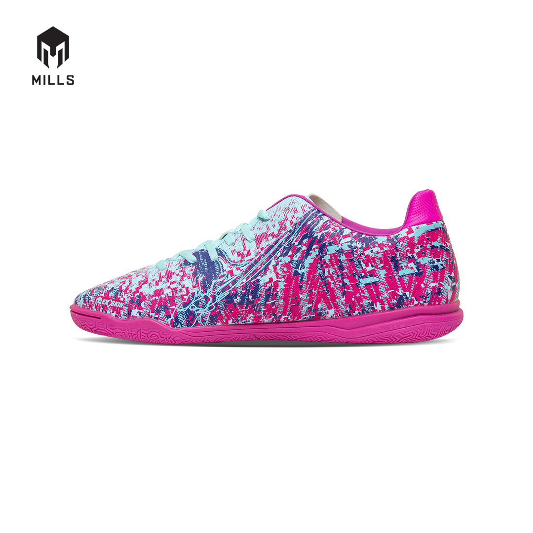 MILLS Sepatu Futsal Gladion IN Cyan / Violet / Pink 9403704