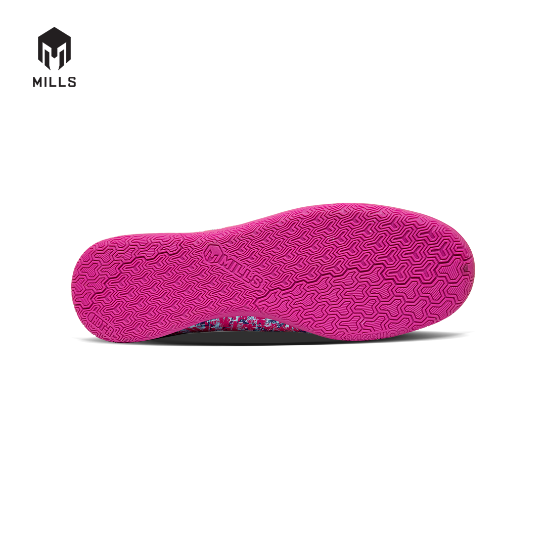 MILLS Sepatu Futsal Gladion IN Cyan / Violet / Pink 9403704