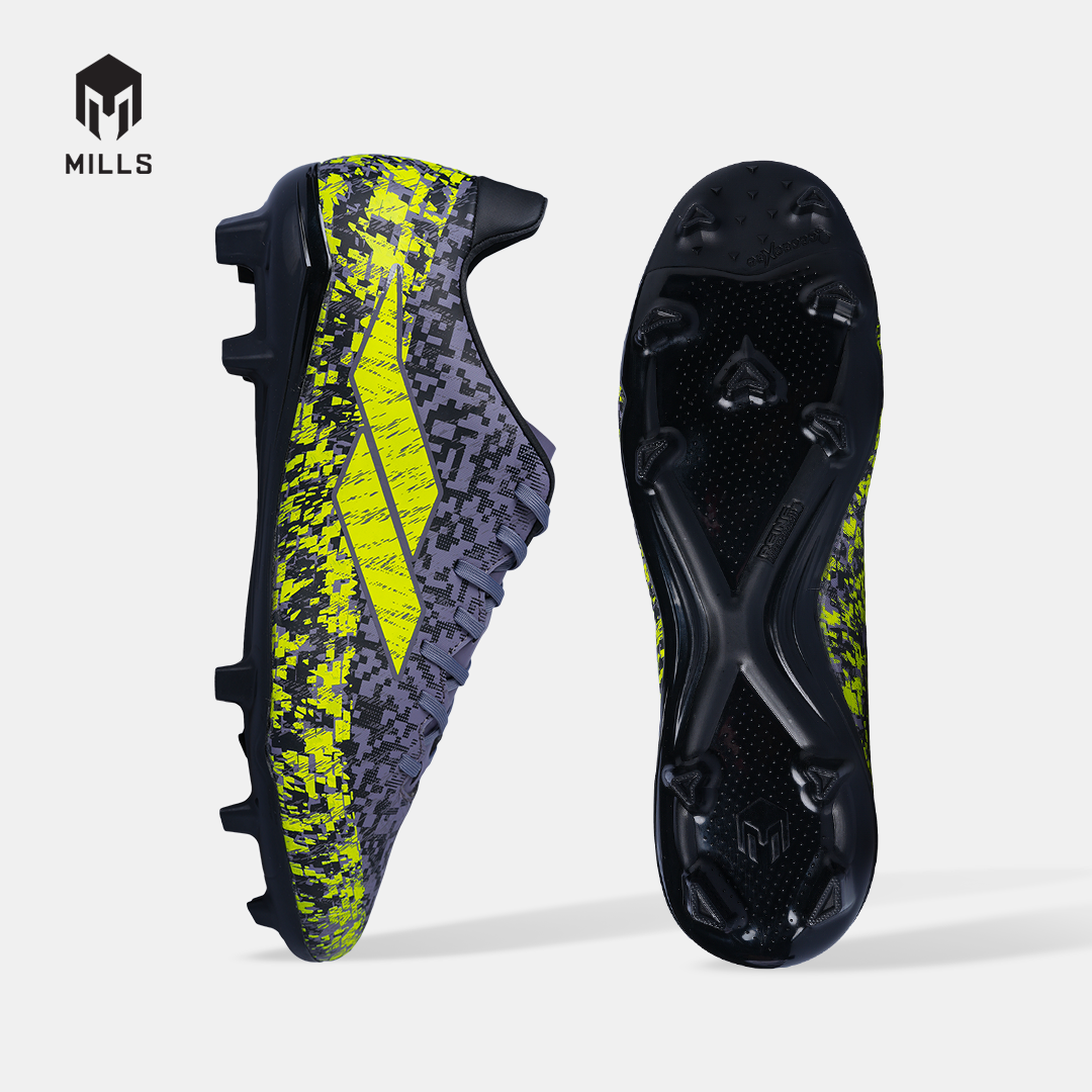 MILLS SEPATU SEPAKBOLA GLADION FG DK.GREY/BLACK/FLASH.YELLOW 9304208