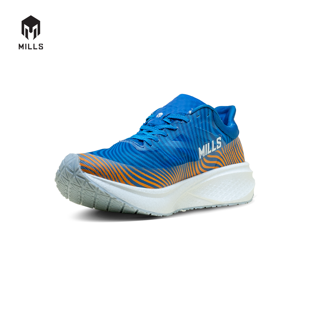 Mills Sepatu Lari Running Shoes Enermax Dynaplate Royal Blue / Orange / White 9100707
