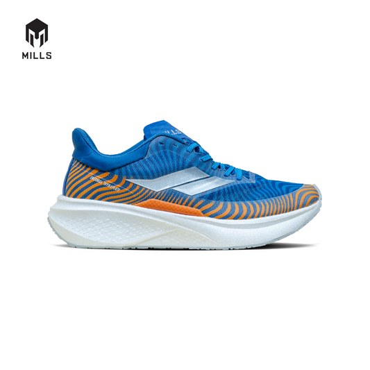 Mills Sepatu Lari Running Shoes Enermax Dynaplate Royal Blue / Orange / White 9100707