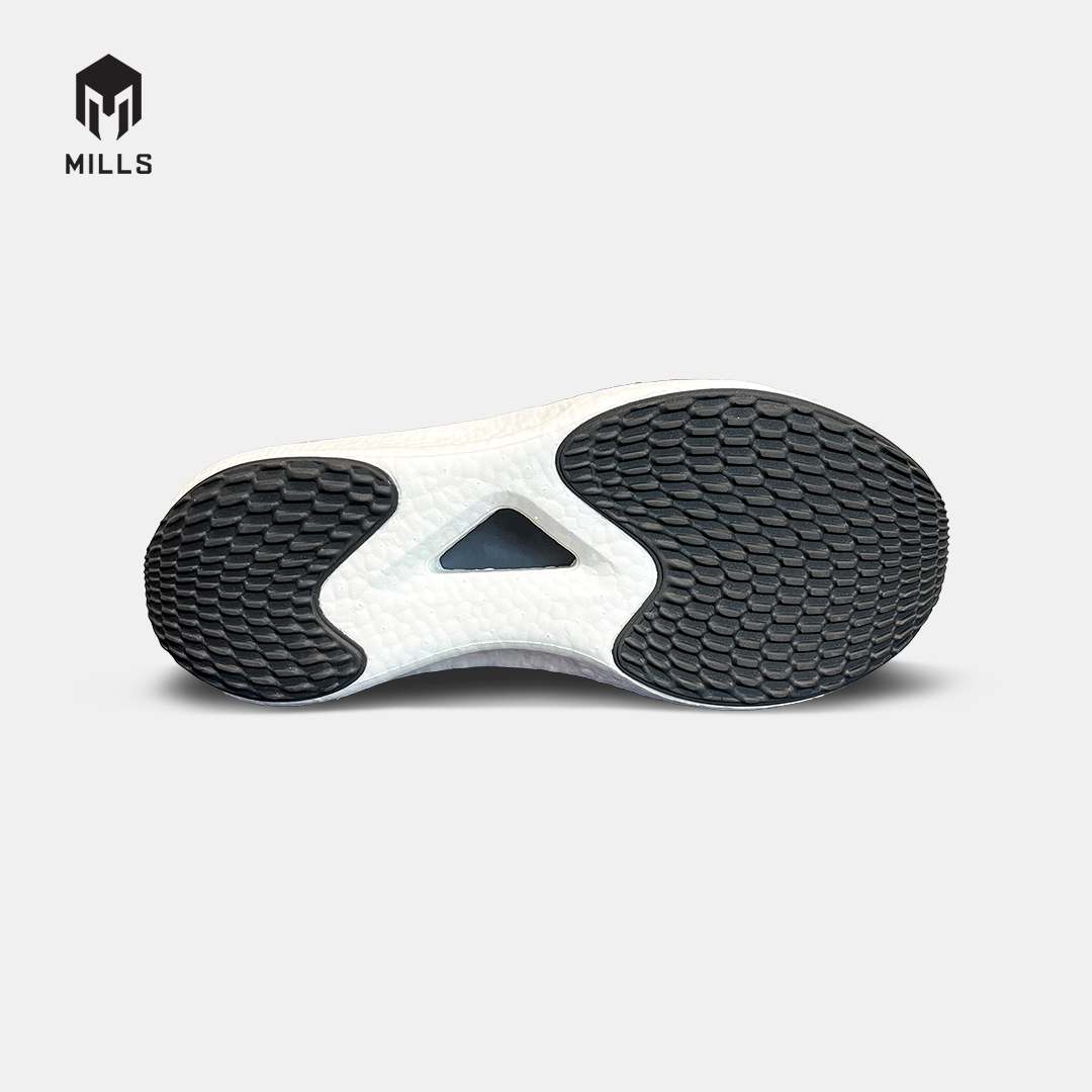 Mills Sepatu Lari Running Shoes Falken Ride Black / White 9102504