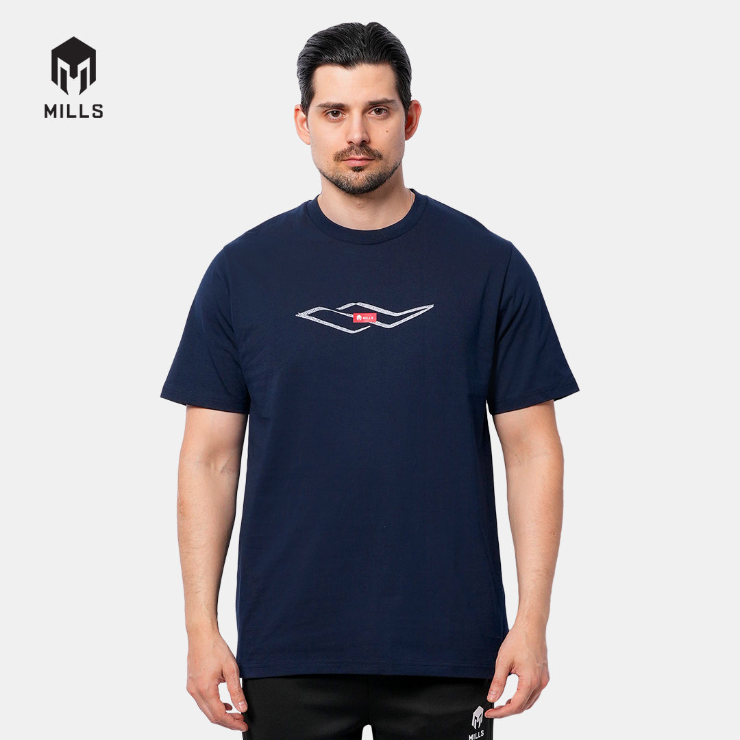 MILLS Kaos Oblong Katun Cotton T-Shirt Fatz 00300044