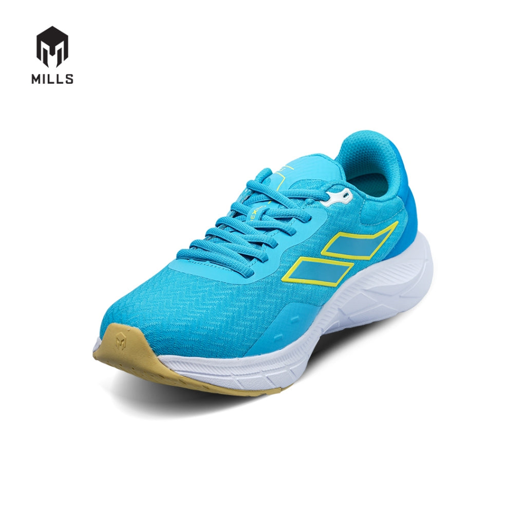 MILLS Sepatu Lari Running Shoes Treximo Vision Blue/Turquoise/Green 9103402