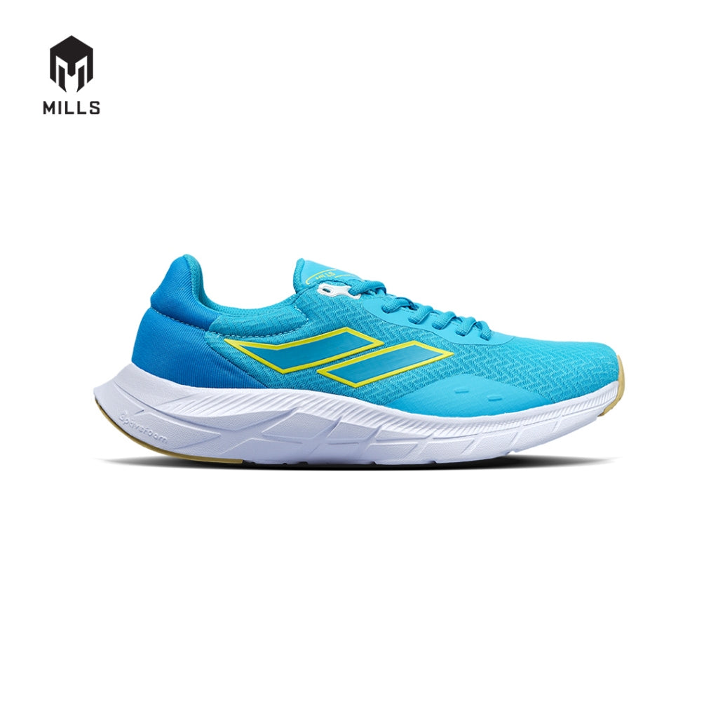 MILLS Sepatu Lari Running Shoes Treximo Vision Blue/Turquoise/Green 9103402