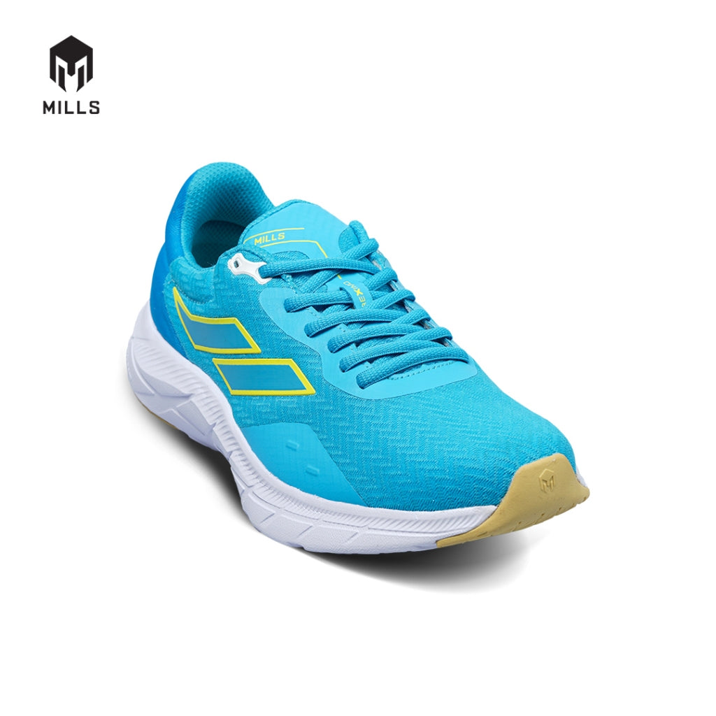 MILLS Sepatu Lari Running Shoes Treximo Vision Blue/Turquoise/Green 9103402