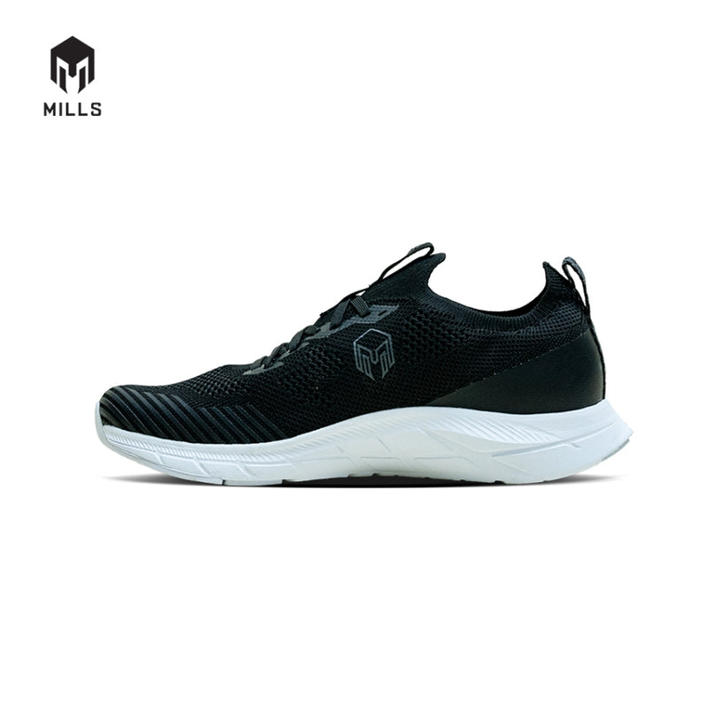 Mills Sepatu Lari Running Shoes Treximo Enerlite Black / White 9102006 ...