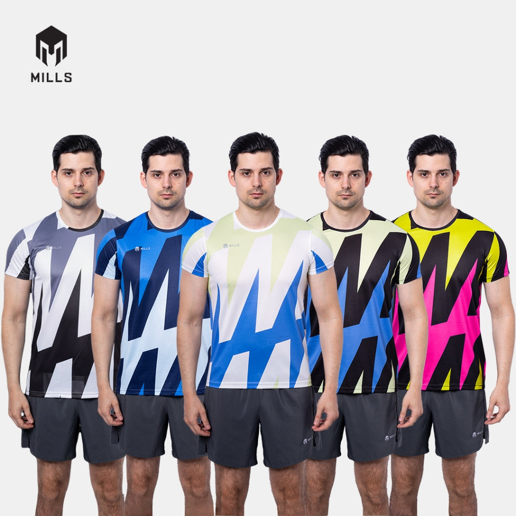 MILLS Baju Olahraga Running Enercharge Running Tshirt Men 00100097