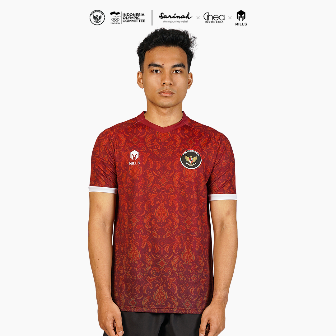MILLS ASIAN GAMES HOME INDOOR JERSEY MAROON 00101017