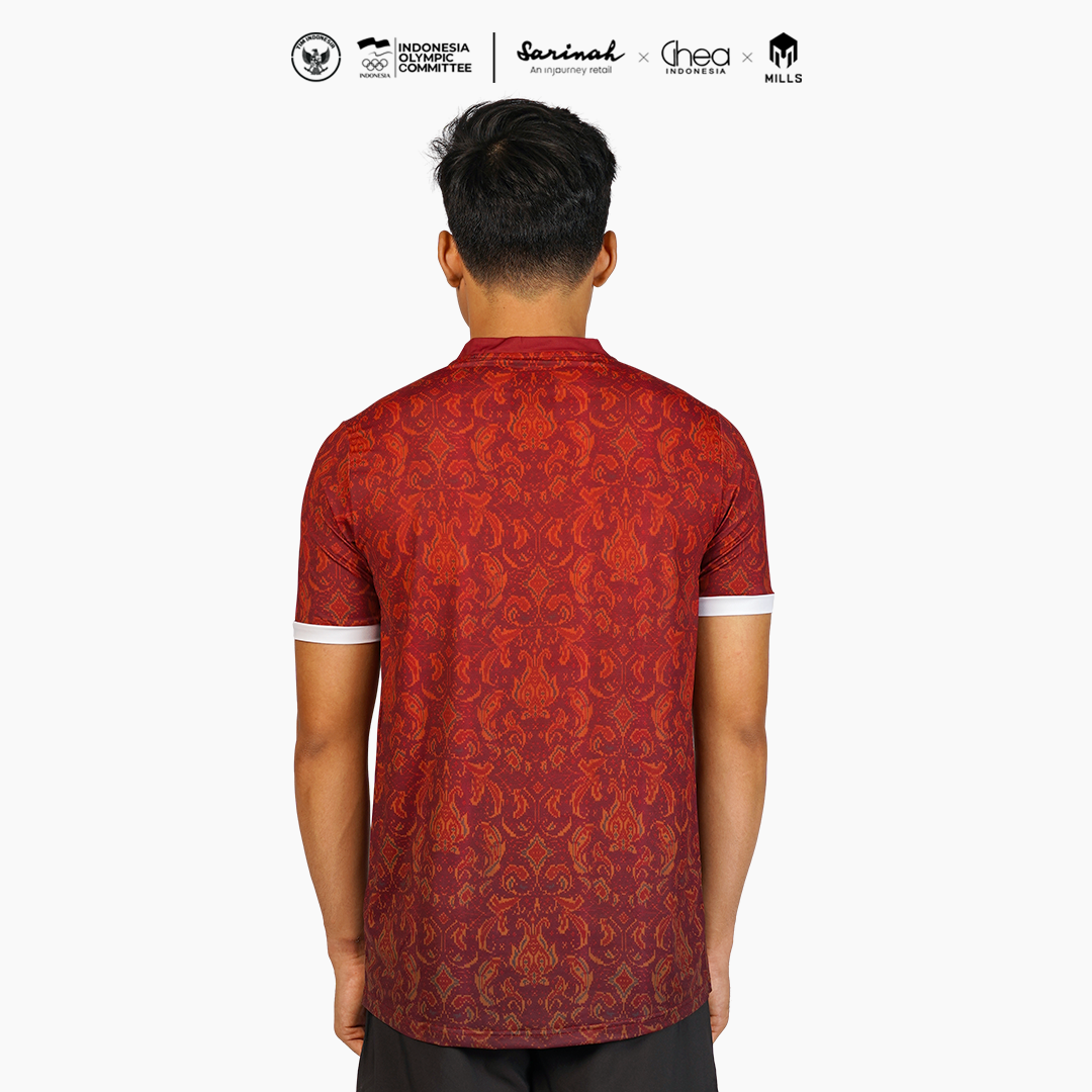 MILLS ASIAN GAMES HOME INDOOR JERSEY MAROON 00101017