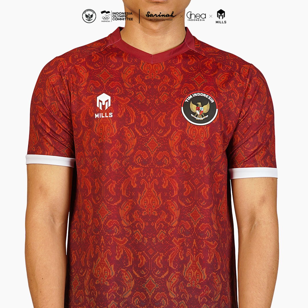 MILLS ASIAN GAMES HOME INDOOR JERSEY MAROON 00101017