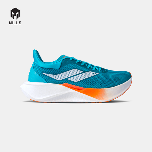 MILLS SEPATU LARI RUNNING SHOES DYNAPLATE RUSH M2 JAVA.CYAN/WHITE/FRESH.ORANGE 9104903