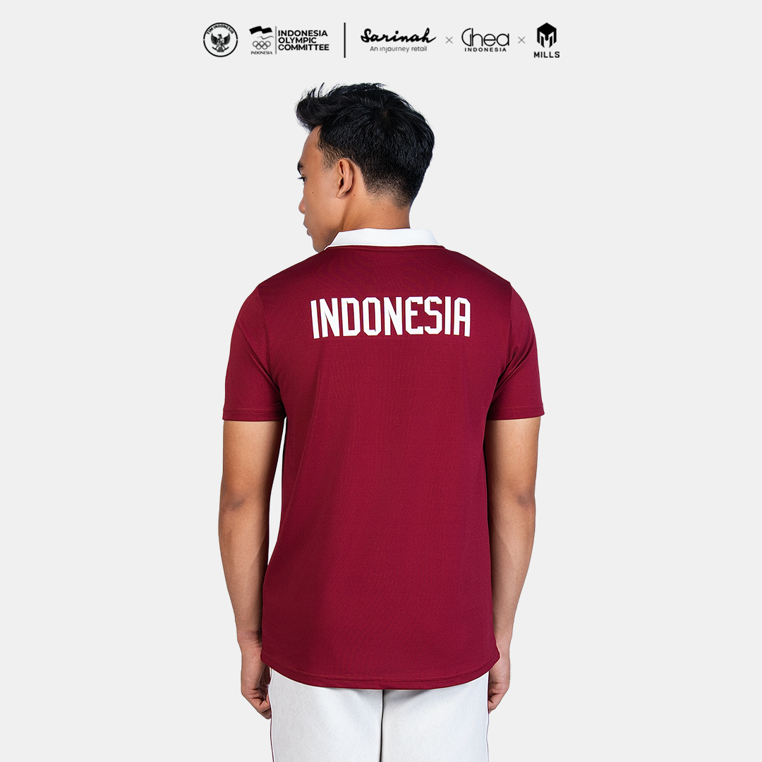 MILLS ASIAN GAMES POLO SHIRT MAROON 00700368_96AGM