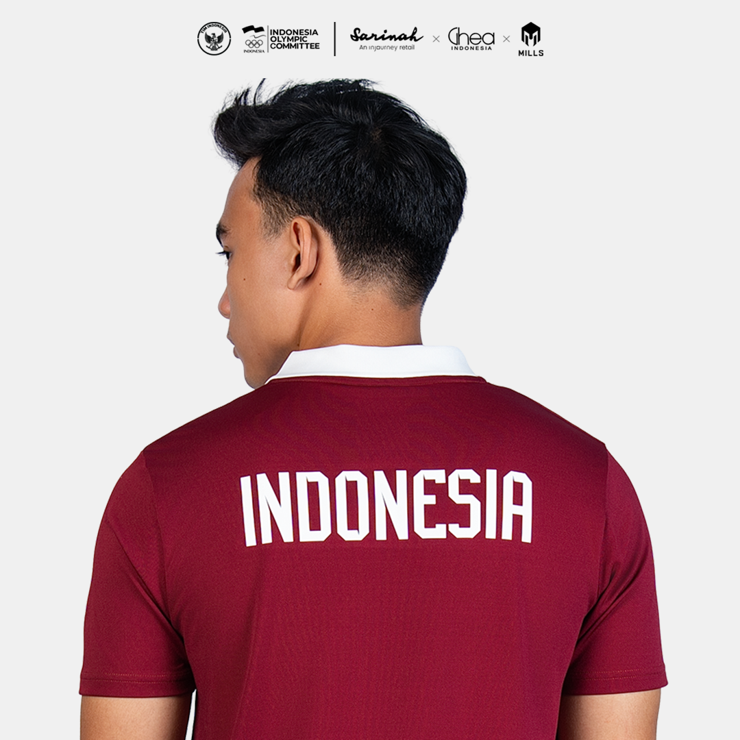 MILLS ASIAN GAMES POLO SHIRT MAROON 00700368_96AGM