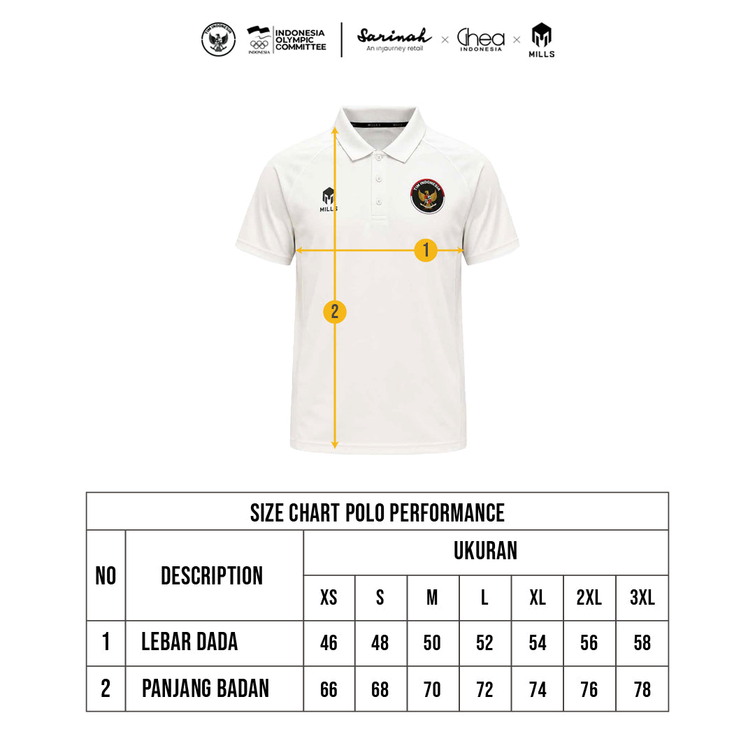 MILLS ASIAN GAMES PERFORMANCE POLO SHIRT WHITE 00700367_20AGM