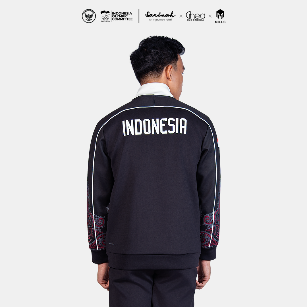 MILLS ASIAN GAMES TRACK JACKET BLACK 01700380 10AGM